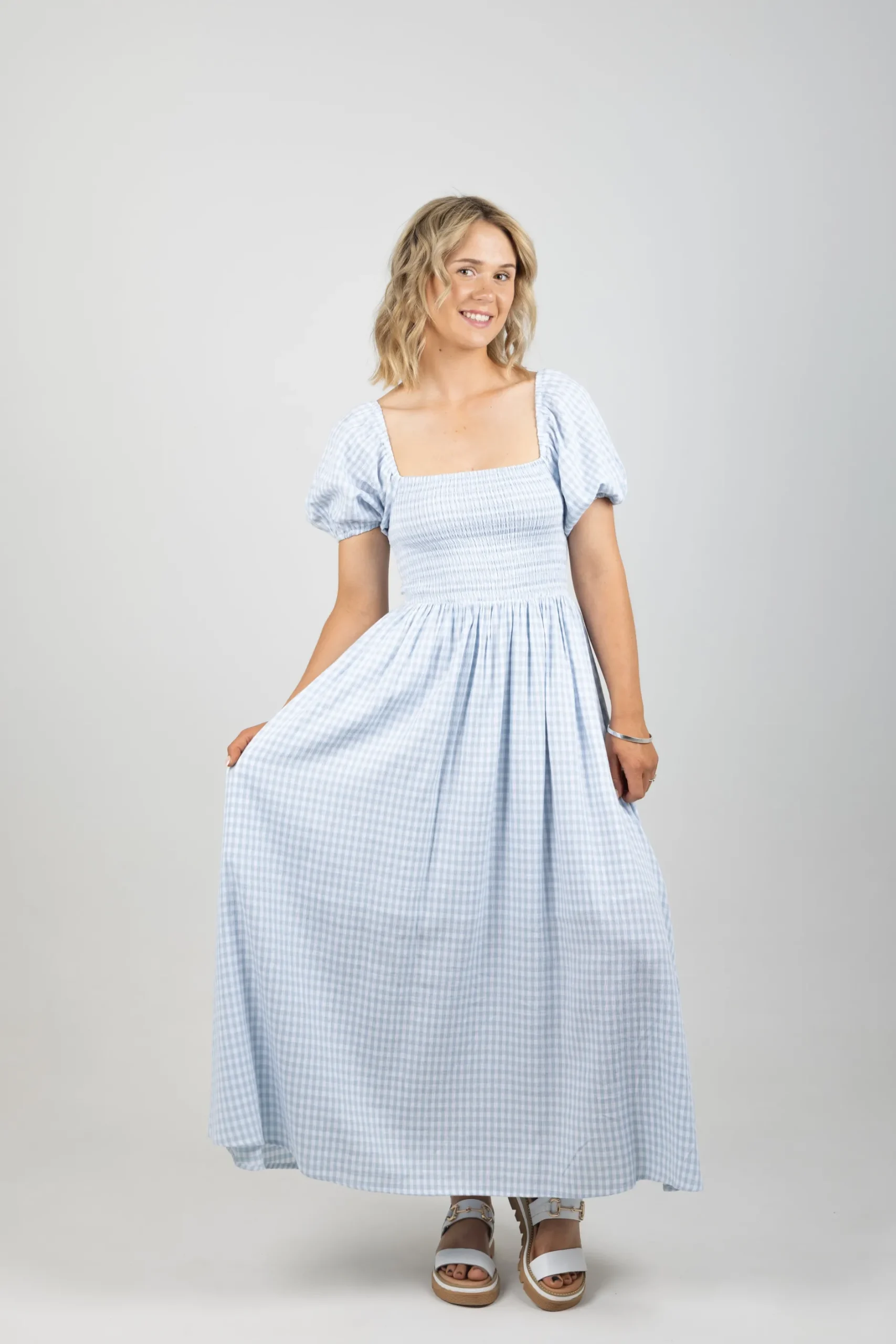 huffer_celine_lover_midi__6.webp Dresses-HUFFER CELINE LOVER MIDI DRESS BLUE/WHITE