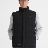 Coats & Jackets-HUFFER DOWN MENS CLASSIC DOWN VEST BLACK