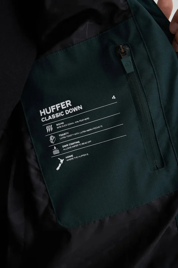 Coats & Jackets-HUFFER DOWN MENS CLASSIC DOWN JKT HRGBNE FOREST