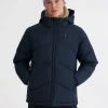 Coats & Jackets-HUFFER DOWN WMNS CLASSIC DOWN JKT HRGBONE NAVY