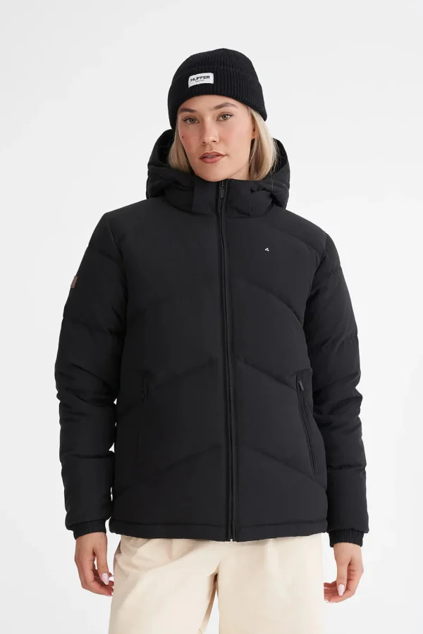 Coats & Jackets-HUFFER DOWN WMNS CLASSIC DOWN JKT BLACK