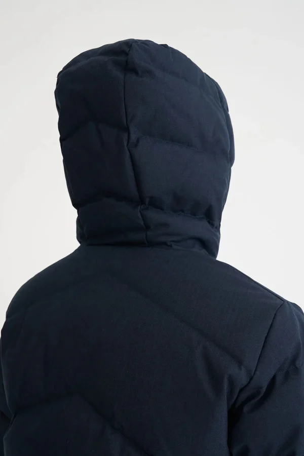 Coats & Jackets-HUFFER DOWN WMNS CLASSIC DOWN JKT HRGBONE NAVY