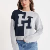 Sweaters & Knitwear-HUFFER H-LOCK RUSH CREW NAVY SILVERMARLE