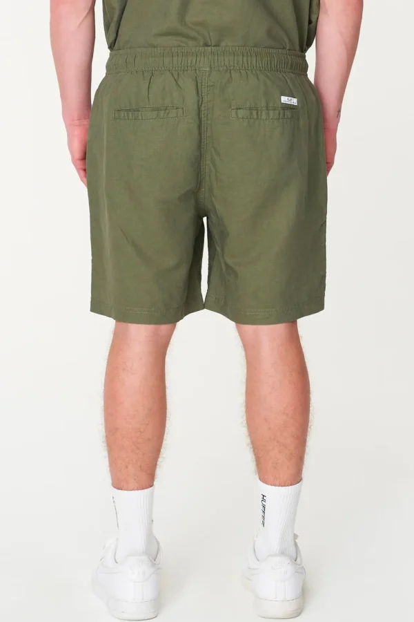Shorts-HUFFER LIN-IN RELAX SHORT KHAKI
