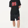 Tees & Tanks-HUFFER MENS BOX FREE TEE/3B H - BLACK