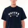 Tees & Tanks-HUFFER MENS BOX FREE TEE/3B - MIDNIGHT