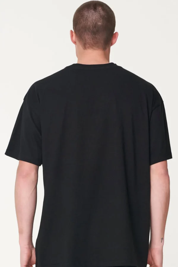 Tees & Tanks-HUFFER MENS BOX FREE TEE/3B H - BLACK