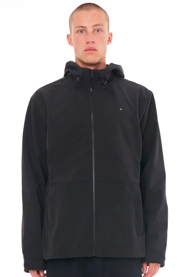 Coats & Jackets-HUFFER MENS SOFTSHELL JACKET BASALT
