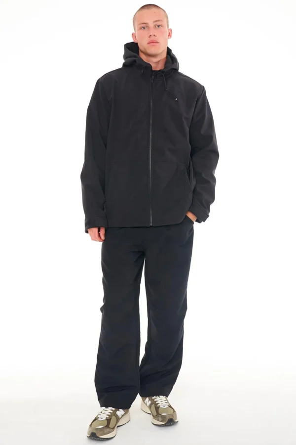 Coats & Jackets-HUFFER MENS SOFTSHELL JACKET BASALT