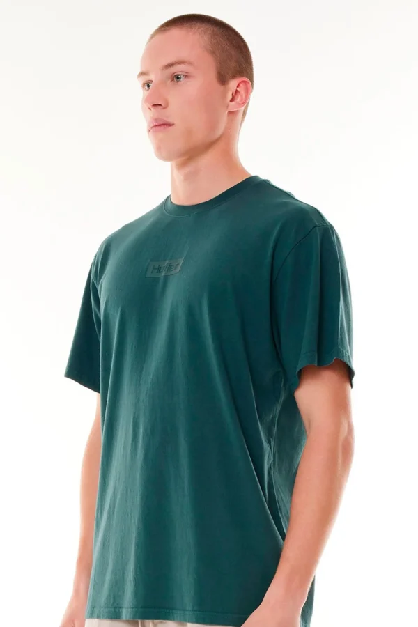 Tees & Tanks-HUFFER MENS SUP TEE/BOX UP - JUNIPER