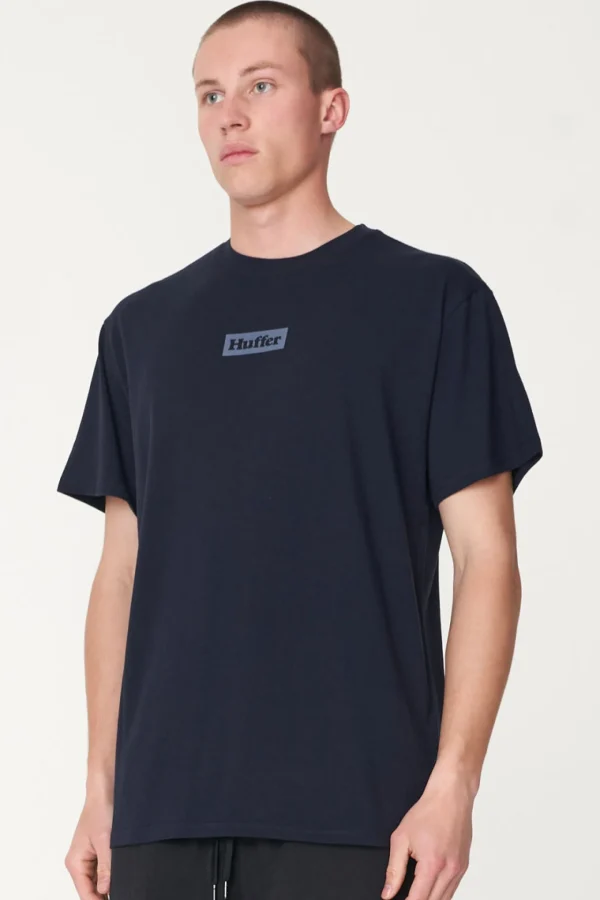 Tees & Tanks-HUFFER MENS SUP TEE/FOCUS - NAVY