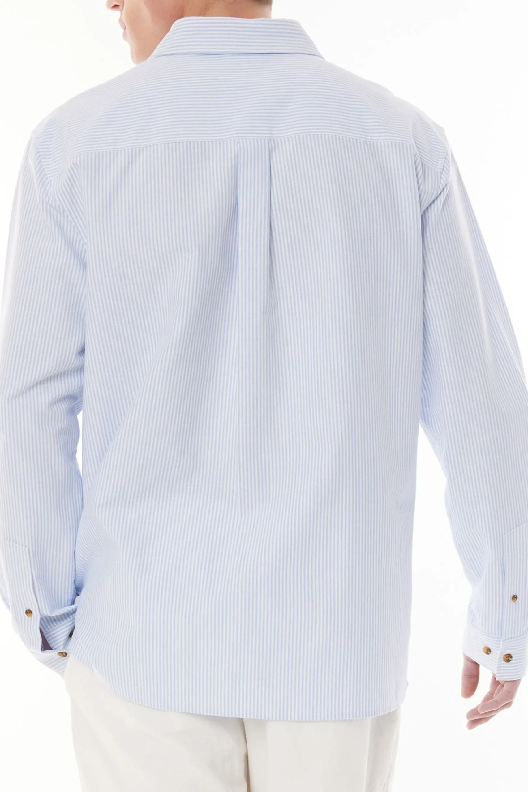 huffer_oxford_ls_shirt__b_2.webp Shirts-HUFFER OXFORD LS SHIRT - BLUE HAZE/CHALK