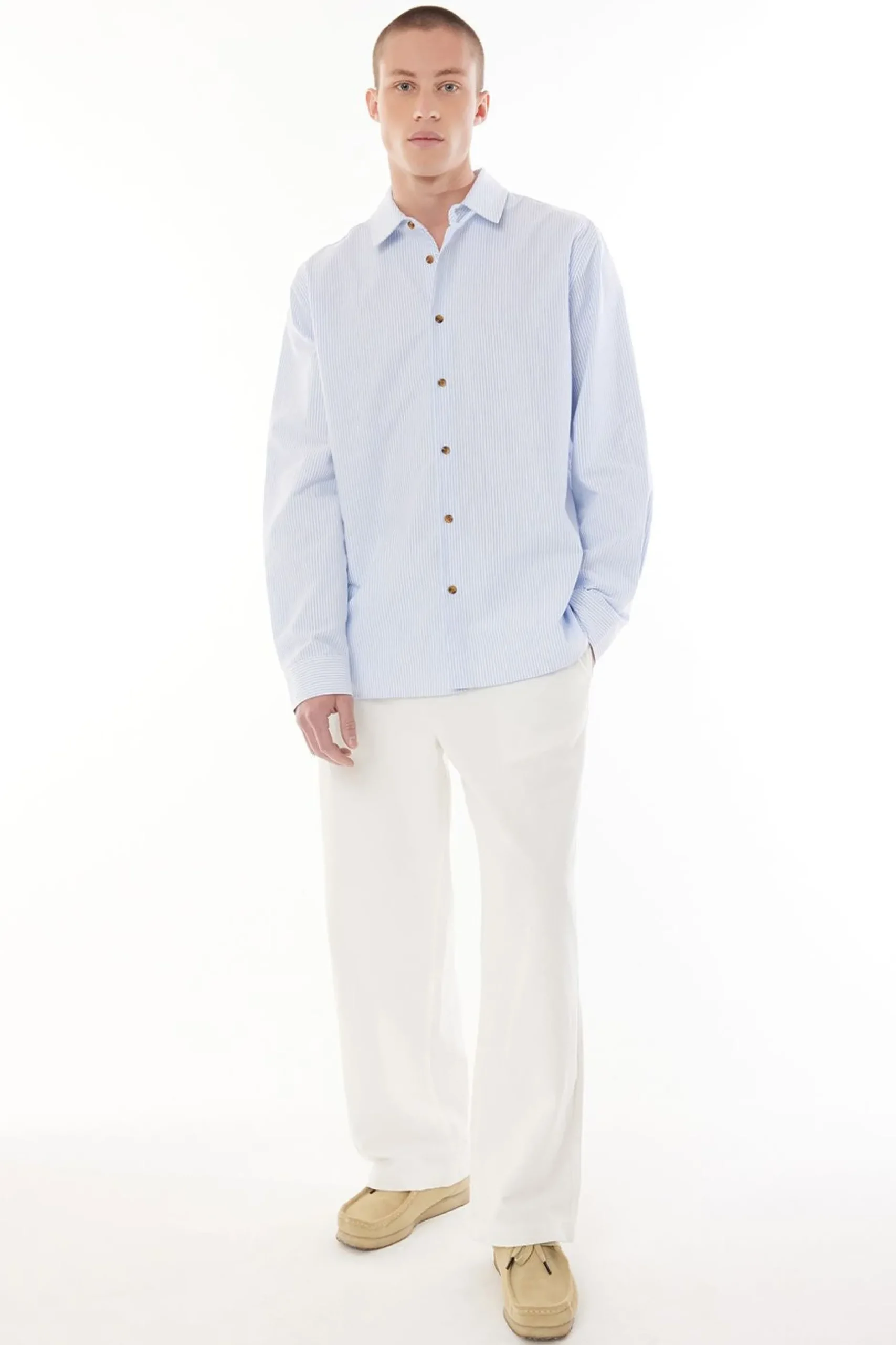 huffer_oxford_ls_shirt__b_5.webp Shirts-HUFFER OXFORD LS SHIRT - BLUE HAZE/CHALK