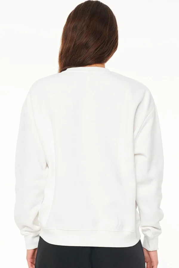 Sweaters & Knitwear-HUFFER RELAX CREW 350/CHAMP - ICE