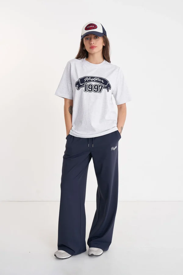 Tees & Tanks-HUFFER RELAX TEE 220 CLASS ACT SILVER MARLE