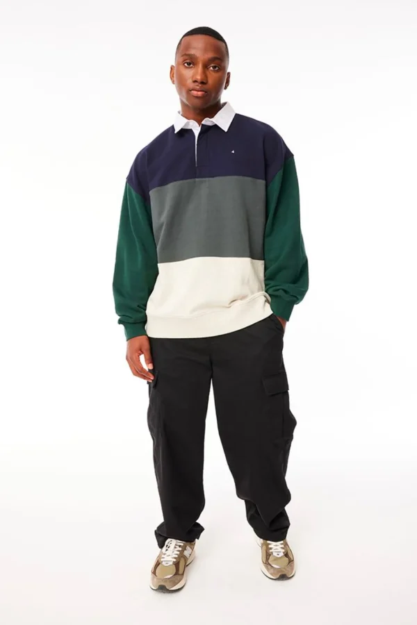 Sweaters & Knitwear-HUFFER SEGMENT GRAND RUGBY 350 - MULTI