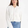 Sweaters & Knitwear-HUFFER SIGNATURE KNIT HOOD ICE