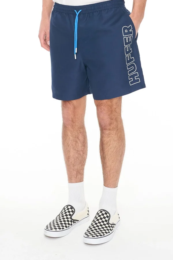 Shorts-HUFFER STAPLE TRUNK LINEUP / NAVY