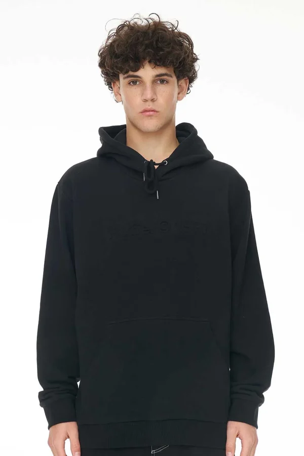 Sweaters & Knitwear-HUFFER TRUE HOOD 350 COPYWRITE / BLACK