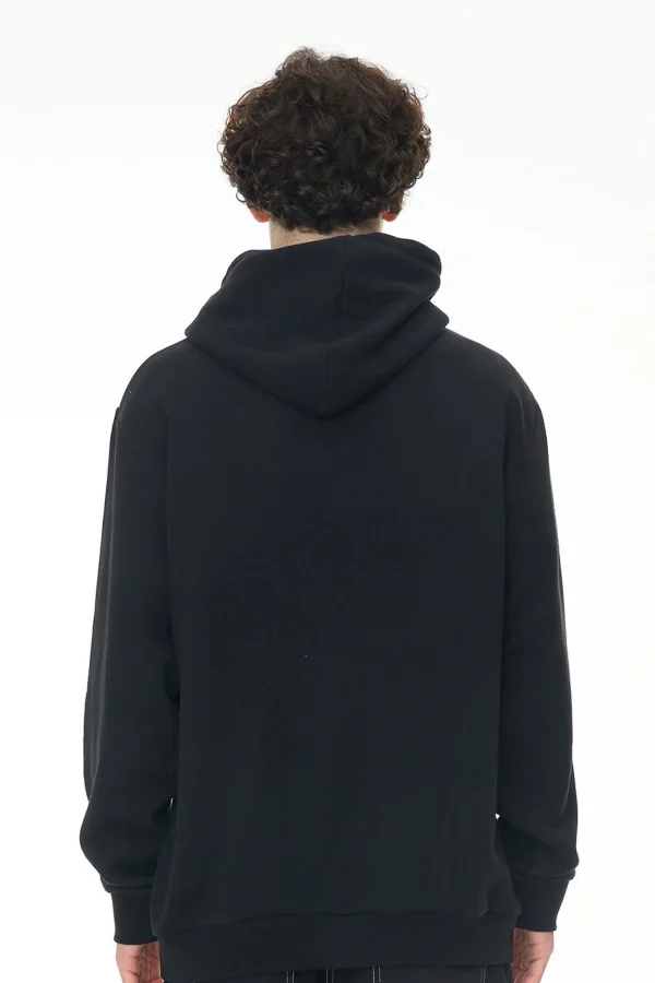 Sweaters & Knitwear-HUFFER TRUE HOOD 350 COPYWRITE / BLACK