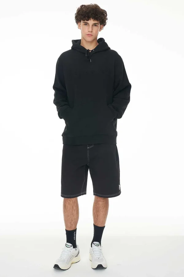 Sweaters & Knitwear-HUFFER TRUE HOOD 350 COPYWRITE / BLACK