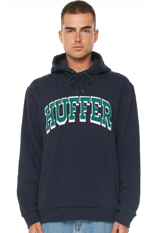 Sweaters & Knitwear-HUFFER TRUE HOOD 350 ZONE NAVY