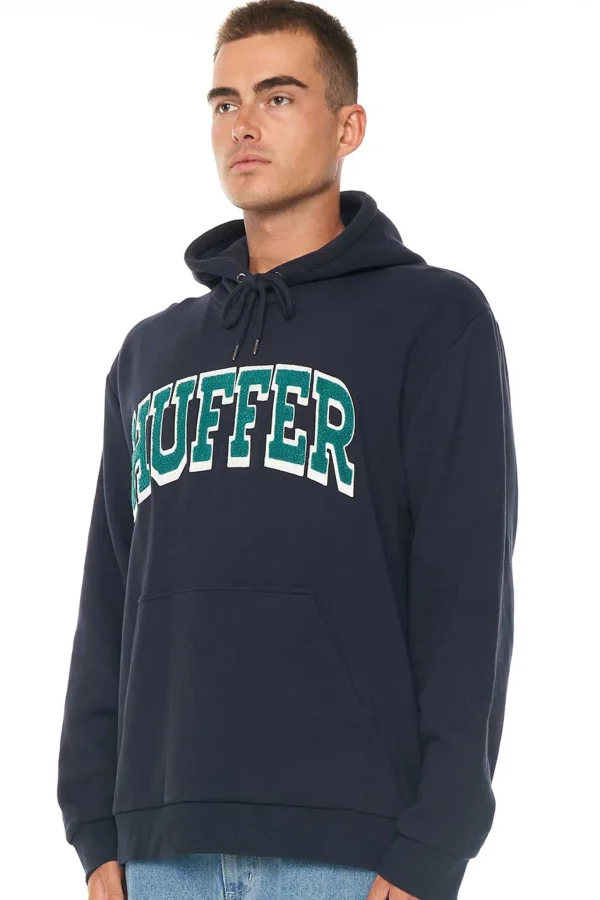 Sweaters & Knitwear-HUFFER TRUE HOOD 350 ZONE NAVY