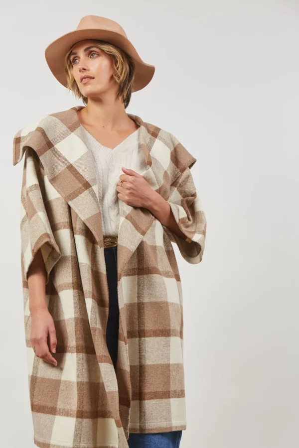 Coats & Jackets-ISLE OF MINE CITYSCAPE JACKET LATTE