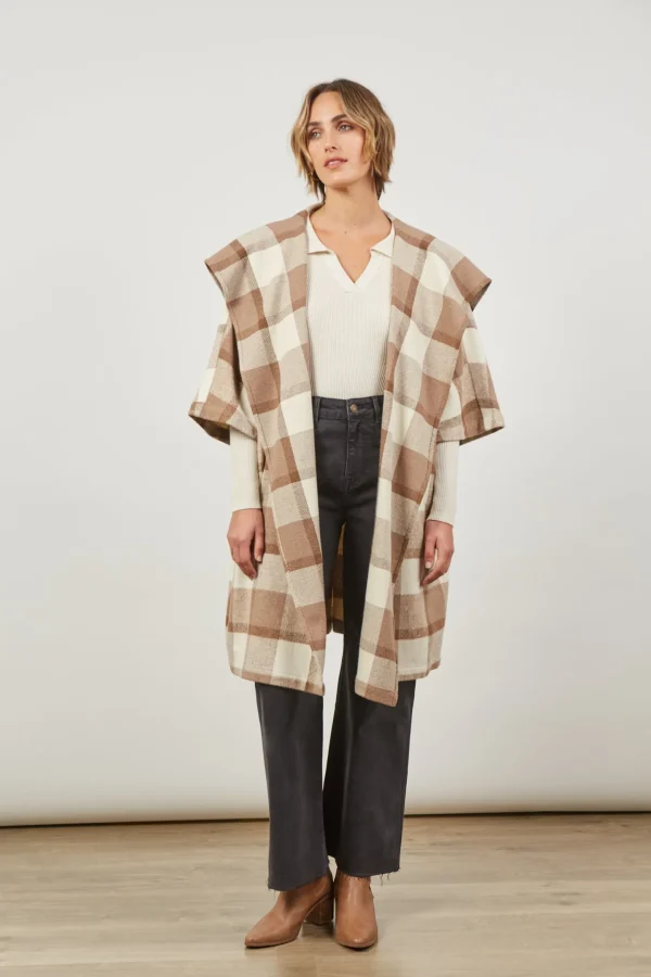 Coats & Jackets-ISLE OF MINE CITYSCAPE JACKET LATTE