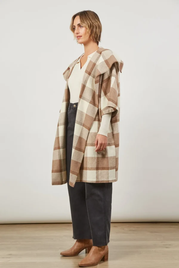 Coats & Jackets-ISLE OF MINE CITYSCAPE JACKET LATTE