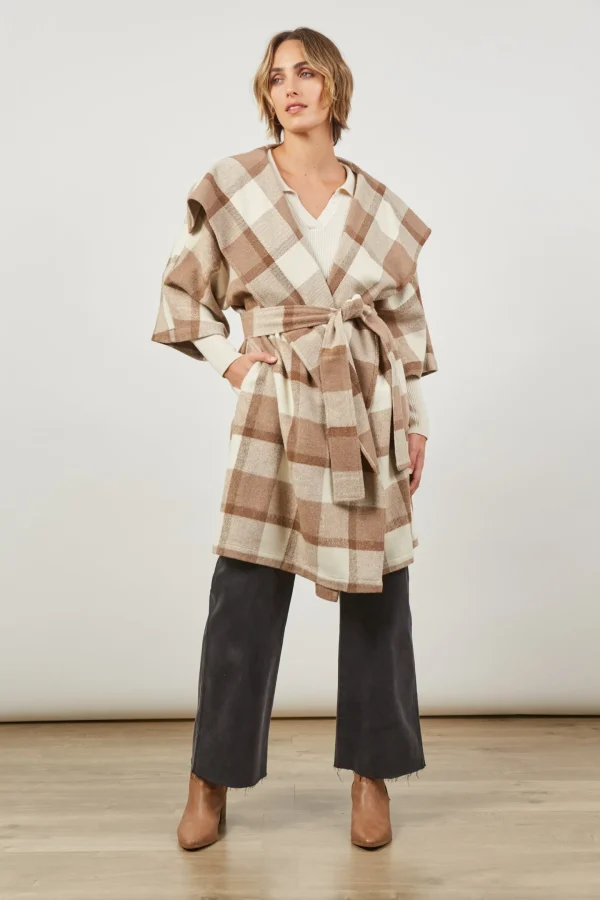 Coats & Jackets-ISLE OF MINE CITYSCAPE JACKET LATTE