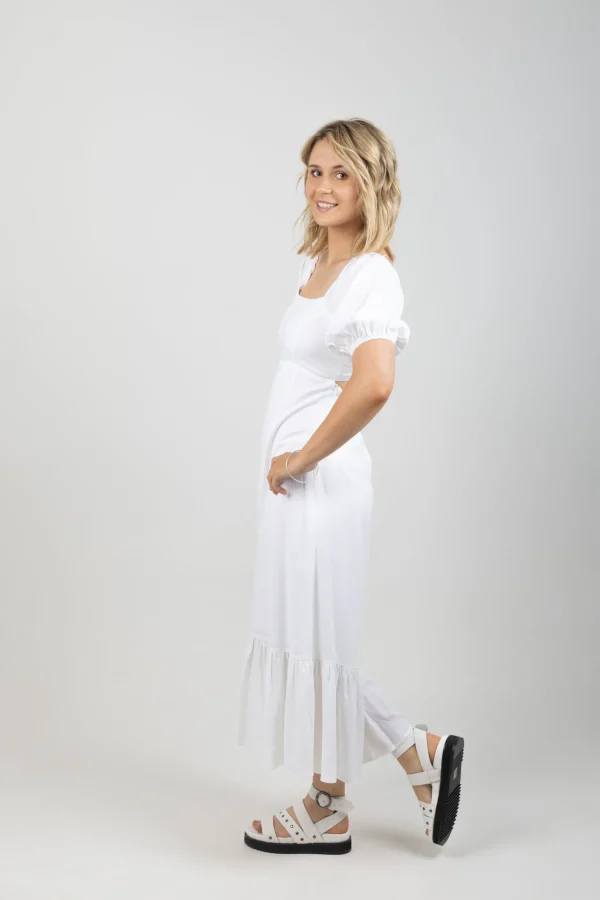 Dresses-ISLE OF MINE FLORA TIE DRESS LOTUS