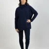 Sweaters & Knitwear-ISLE OF MINE HORIZON RELAXED JUMPER NAVY