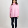 Sweaters & Knitwear-ISLE OF MINE HORIZON RELAXED JUMPER BLUSH