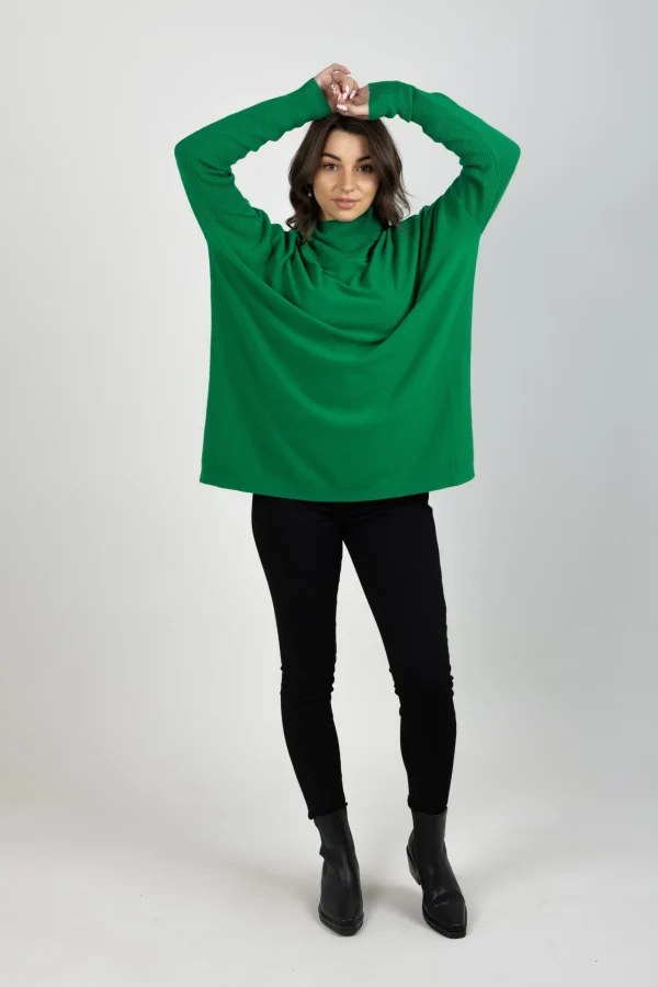 Sweaters & Knitwear-ISLE OF MINE HORIZON RELAXED JUMPER MEADOW