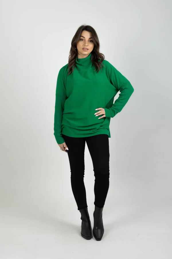 Sweaters & Knitwear-ISLE OF MINE HORIZON RELAXED JUMPER MEADOW