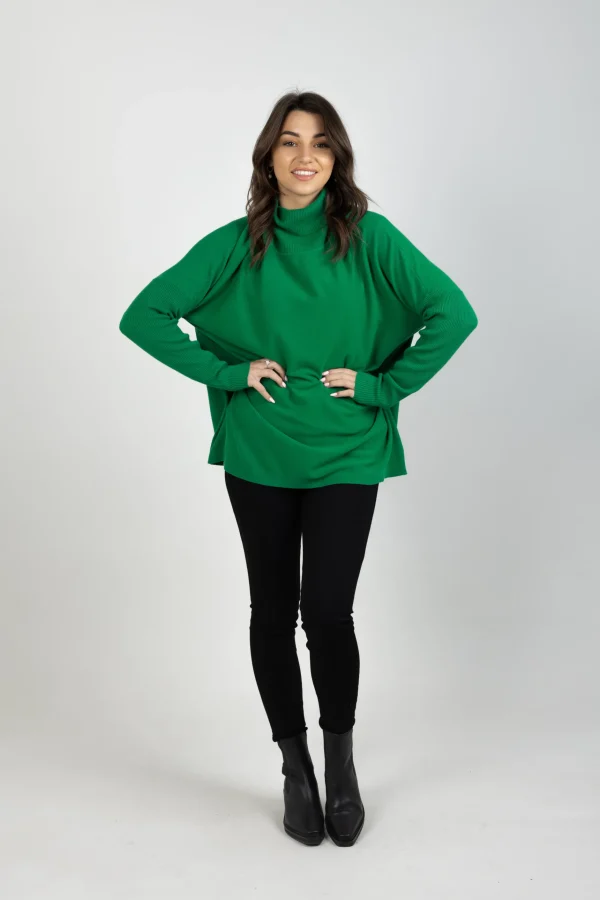 Sweaters & Knitwear-ISLE OF MINE HORIZON RELAXED JUMPER MEADOW
