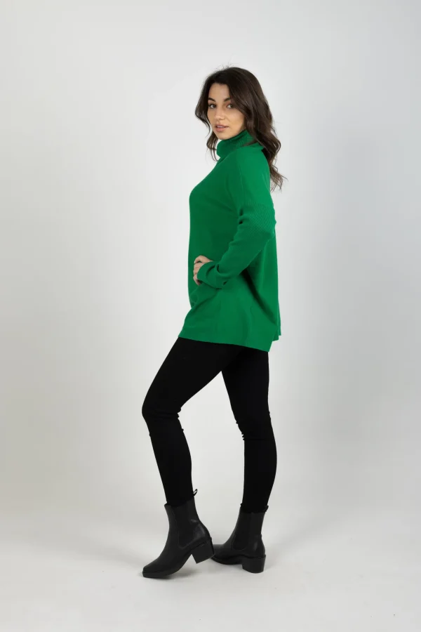 Sweaters & Knitwear-ISLE OF MINE HORIZON RELAXED JUMPER MEADOW