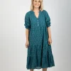 Dresses-ISLE OF MINE PARTERRE MAXI TEAL