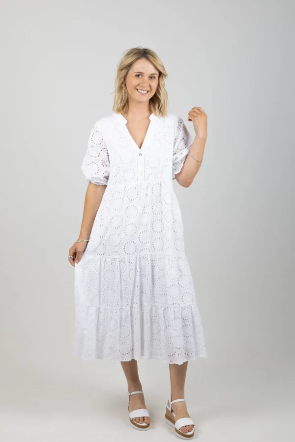 Dresses-ISLE OF MINE PARTERRE MAXI LOTUS