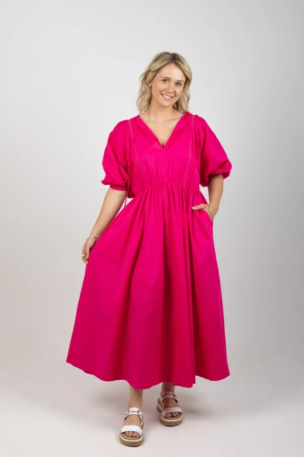 Dresses-ISLE OF MINE REMI MAXI RASPBERRY