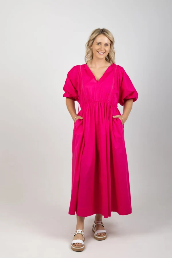 Dresses-ISLE OF MINE REMI MAXI RASPBERRY