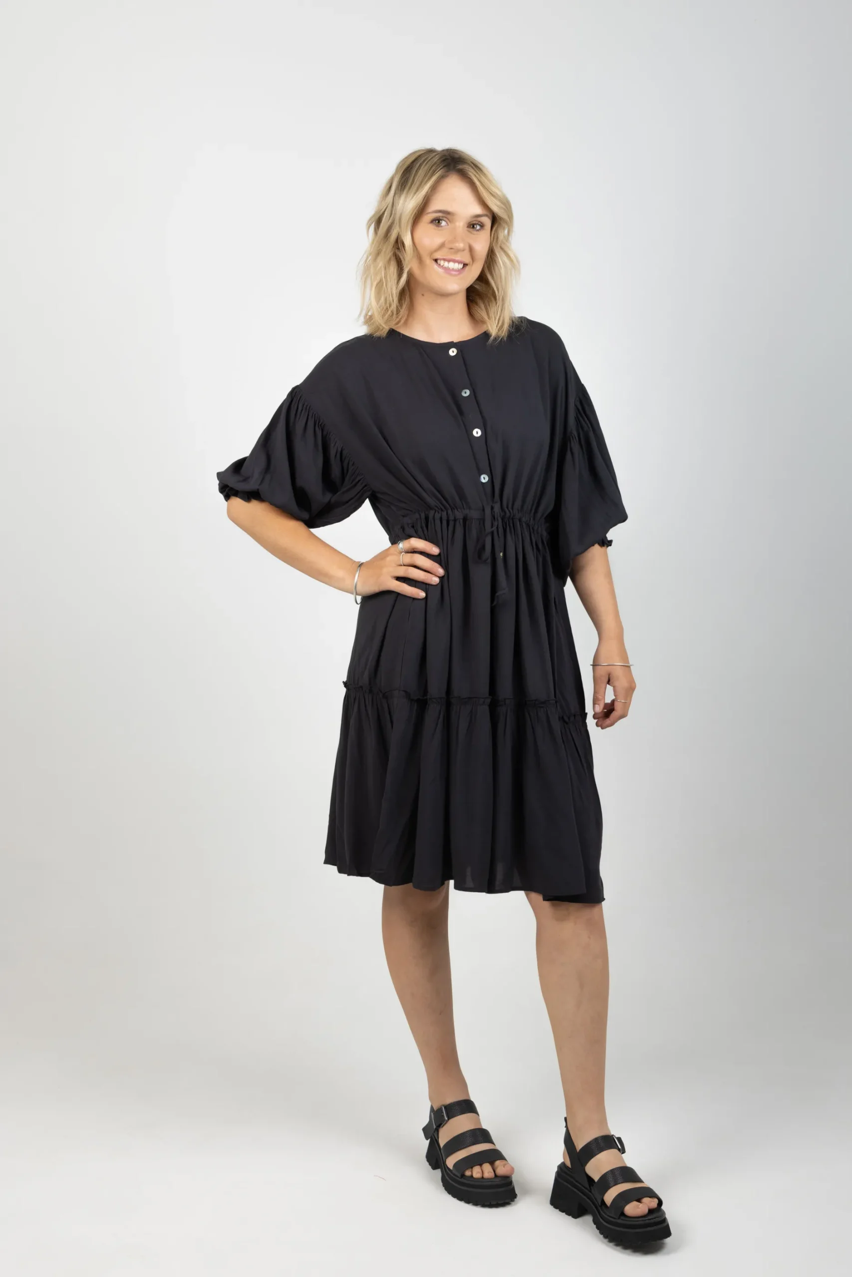 isle_of_mine_staple_tie_d_4.webp Dresses-ISLE OF MINE STAPLE TIE DRESS BLACK