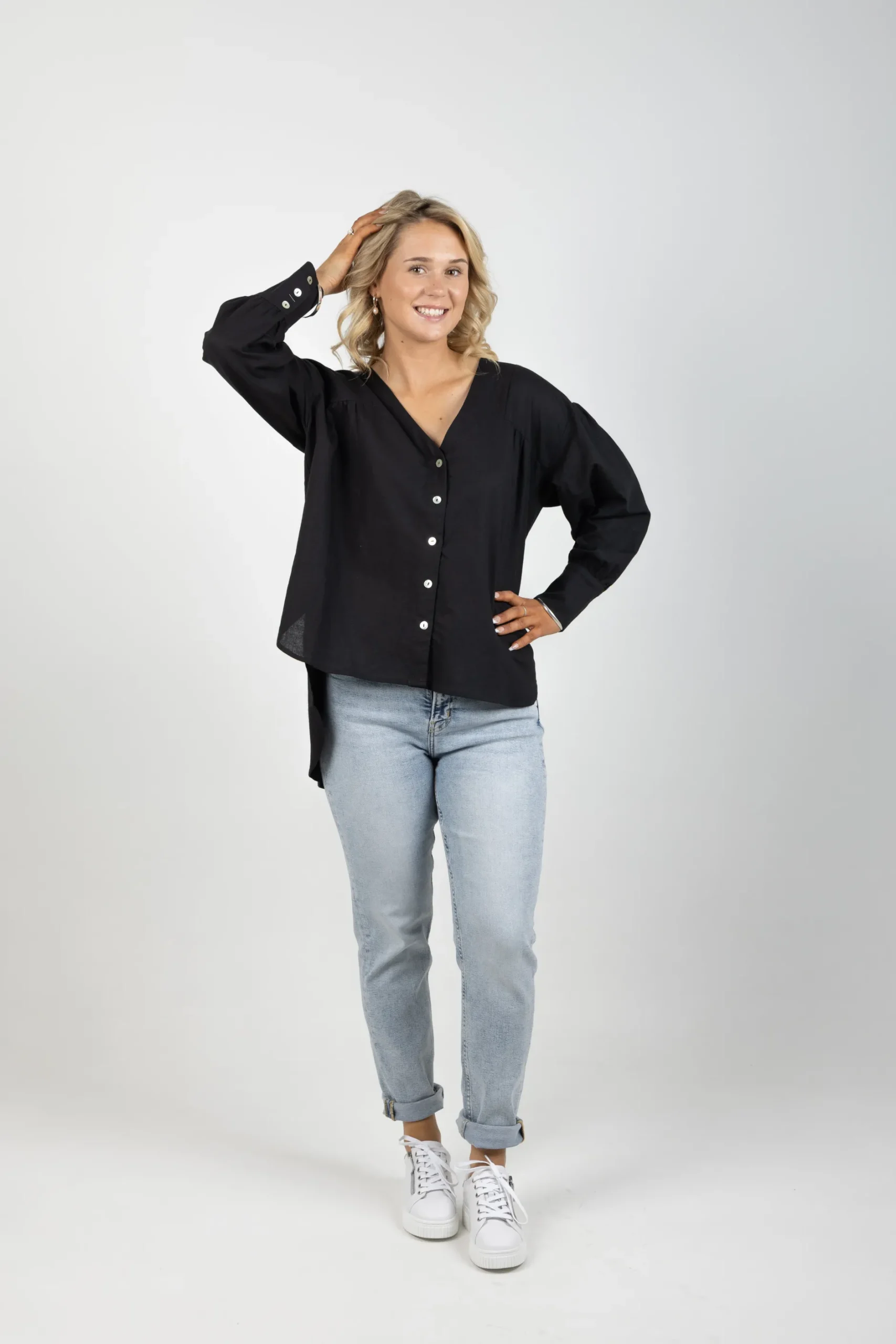 isle_of_mine_venus_linen__0-2.webp Shirts & Tops-ISLE OF MINE VENUS LINEN BLOUSE ONYX