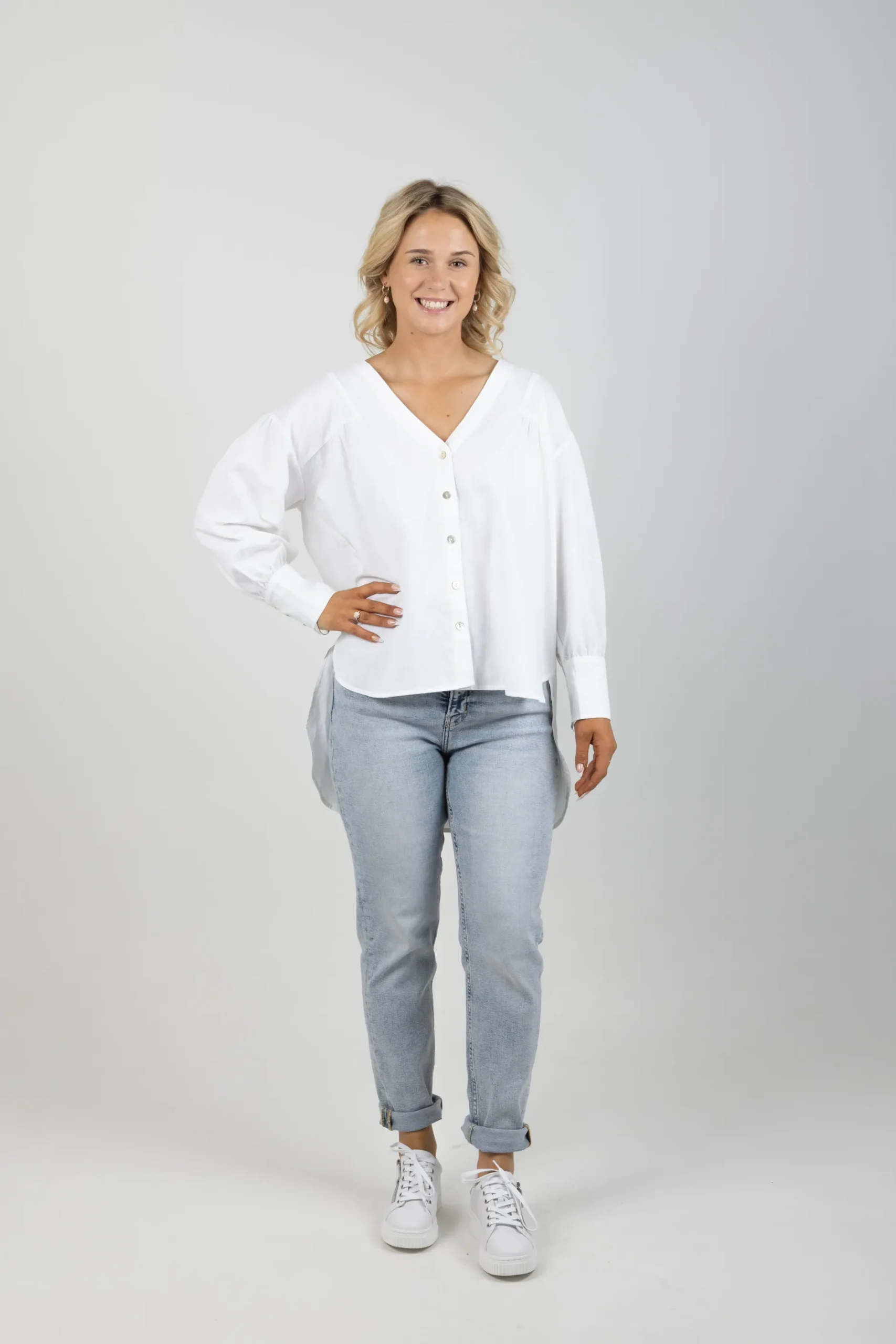 isle_of_mine_venus_linen__0.webp Shirts & Tops-ISLE OF MINE VENUS LINEN BLOUSE CANVAS