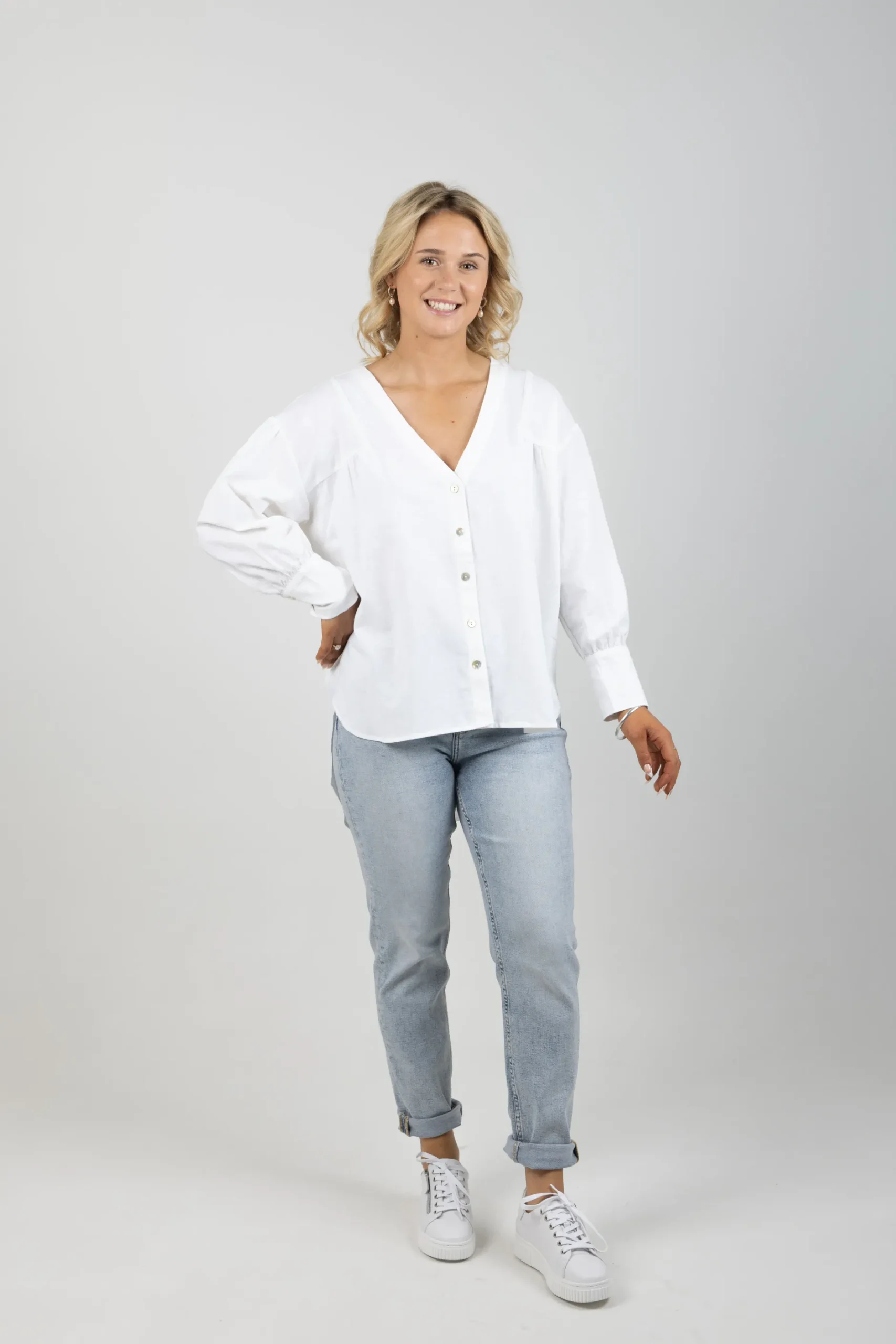 isle_of_mine_venus_linen__3.webp Shirts & Tops-ISLE OF MINE VENUS LINEN BLOUSE CANVAS