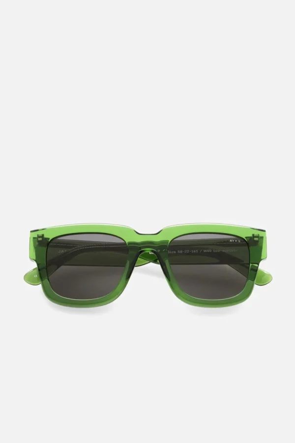 Sunglasses | Sunglasses-JAMES AY DANDY SUNGLASSES - TRANSPARENT FOREST