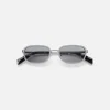 Sunglasses | Sunglasses-JAMES AY FIERCE SUNGLASSES - SHINY SILVER