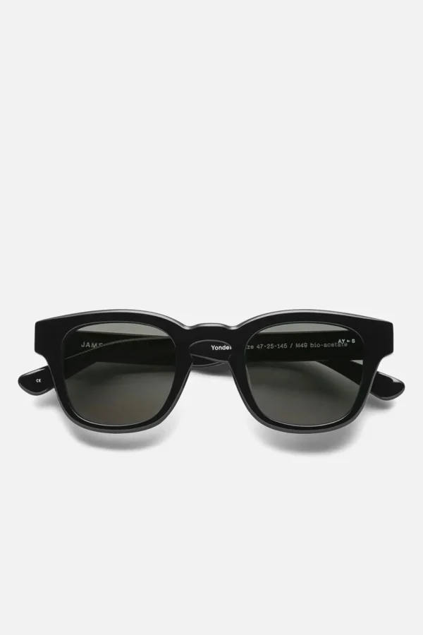 Sunglasses | Sunglasses-JAMES AY YONDER SUNGLASSES - BLACK