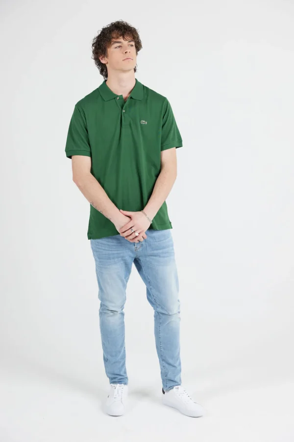 Tees & Tanks-LACOSTE CLASSIC POLO SHIRT - GREEN